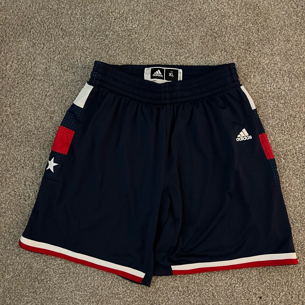 Adidas EuroCamp Team USA AWAY shorts worn by Carlton Bragg in a size XL for sale